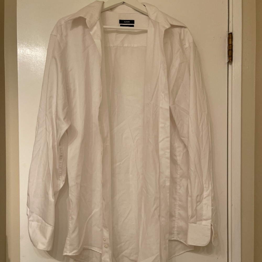 Men's Alfani White Button Down